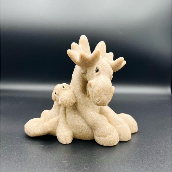 Secong Nature Design Other - Quarry Critters Second Nature Design 2001 Matilda & Max Moose Vintage #48121